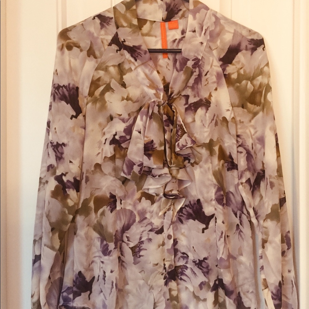 Beautiful floral shirt.